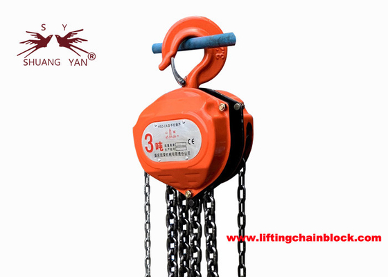Dispositif de levage manuel de la grue 10mm de bloc à chaînes de construction pour 3T résistant