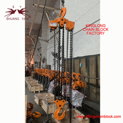 Type vital Bloc de chaîne à main, élévateur à chaîne Moteur d'outil de levage minier