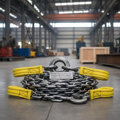 Sling de levage de grue de qualité chaîne G80 fabriqués conformément à la norme EN 818-4 Convient aux exigences de levage industriel lourd