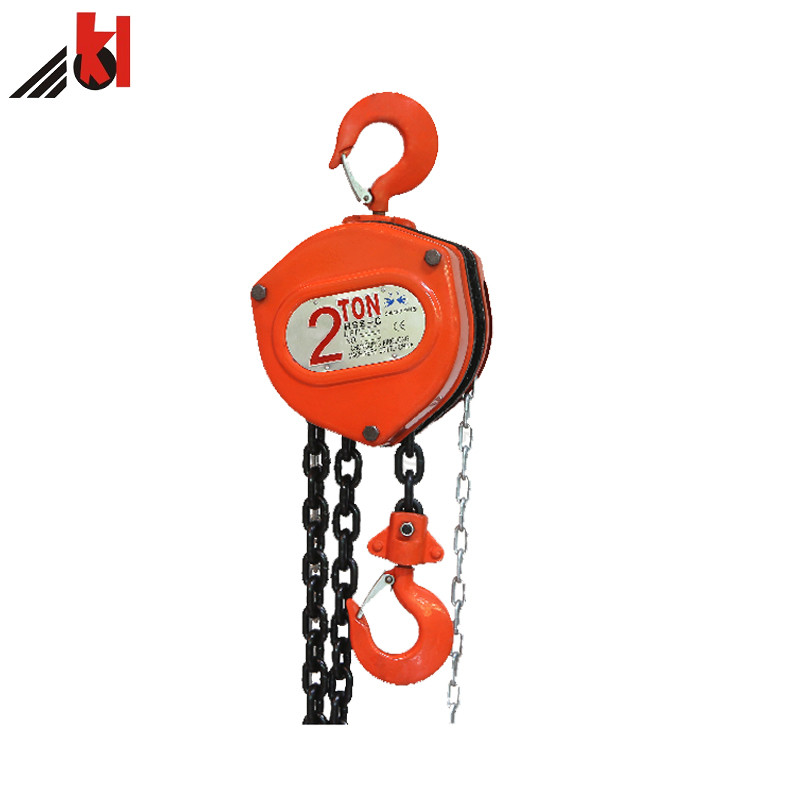 Black Chain Color Lifting Chain Block 3 Ton Hook Hanging Small