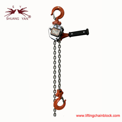 Palans manuels à levier avec chaîne polie Couleur de la chaîne Vente d'articles individuels